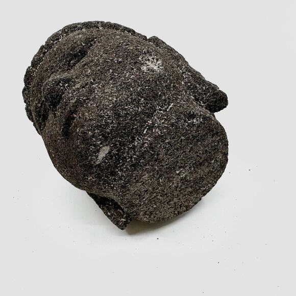 Vintage Solid Lava Stone Buddha Head Bust - Picture 7 of 7